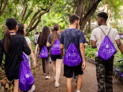 Students from UQ's Young Achievers Program